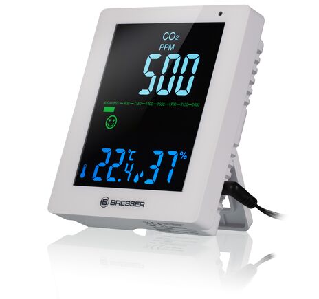 Monitor kvality vzduchu BRESSER Smile s CO₂ semaforom