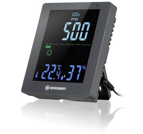 Monitor kvality vzduchu BRESSER Smile s CO₂ semaforom