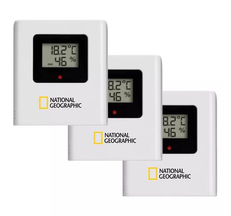 NATIONAL GEOGRAPHIC VA Farebná meteorologická stanica s LCD displejom vrátane 3 senzorov, image-4