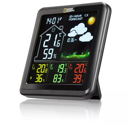 NATIONAL GEOGRAPHIC VA Farebná meteorologická stanica s LCD displejom vrátane 3 senzorov, image-2