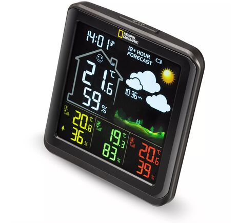 NATIONAL GEOGRAPHIC VA Farebná meteorologická stanica s LCD displejom vrátane 3 senzorov, image-7