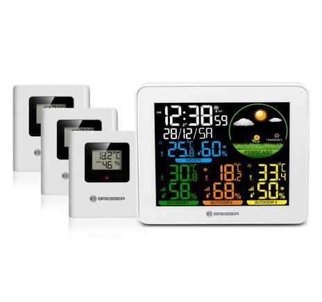 Farebná meteostanica BRESSER – 3 senzory