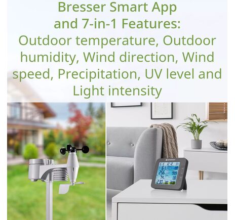 Meteorologická stanica 7 v 1 ClimateConnect Tuya Smart Home od spoločnosti BRESSER, image-6