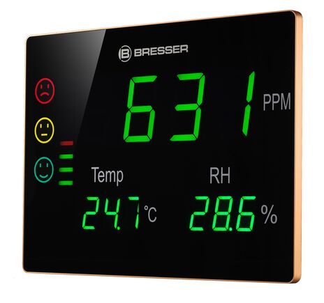 CO₂ merač BRESSER Smile XXL s LED displejom a semaforom