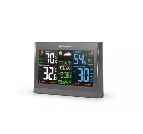 BRESSER Radio-controlled Weather Station Meteo THBM Colour, image-2