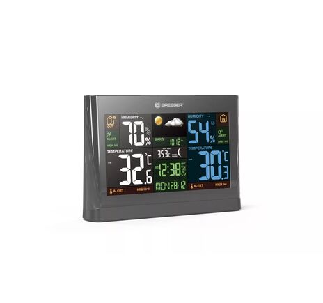 BRESSER Radio-controlled Weather Station Meteo THBM Colour, image-3