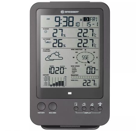 BRESSER Prídavná / náhradná základňová stanica pre meteostanicu 7002513, image-3