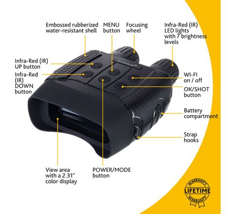 Digitálny binokulár s nočným videním Levenhuk Halo 13X Wi-Fi, image-12