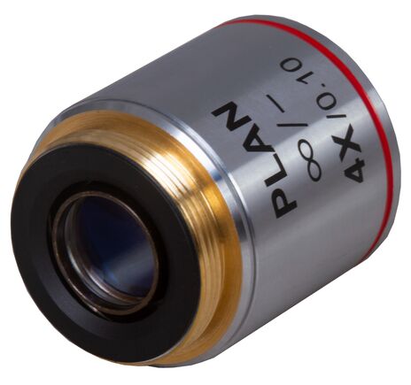 Levenhuk MED 4x Infinity Plan Achromatic Objective, image-2