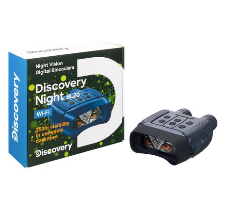 Digitálny ďalekohľad Levenhuk Discovery Night BL20 so statívom pre nočné videnie, image-2