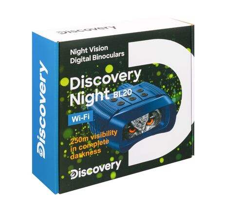 Digitálny ďalekohľad Levenhuk Discovery Night BL20 so statívom pre nočné videnie, image-13