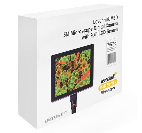 Mikroskopický digitálny fotoaparát Levenhuk 5M s LDC obrazovkou 9,4", image-11