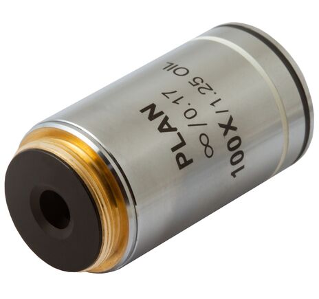 Levenhuk MED 100x Infinity Plan Achromatic Objective, image-2