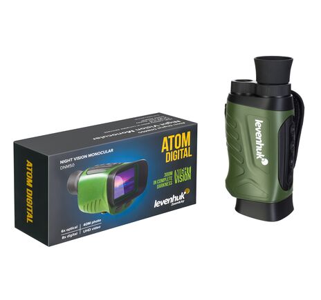 Monokulárny ďalekohľad Levenhuk Atom Digital DNM50 s nočným videním, image-2