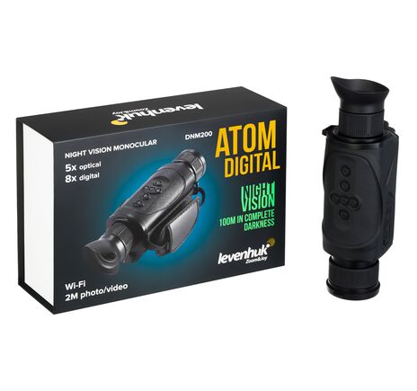 Monokulárny ďalekohľad Levenhuk Atom Digital DNM200 s nočným videním, image-3