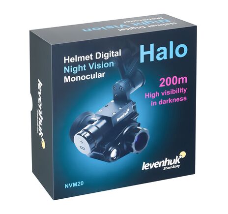 Digitálny monokulár s nočným videním Levenhuk Halo NVM20 Helmet, image-16