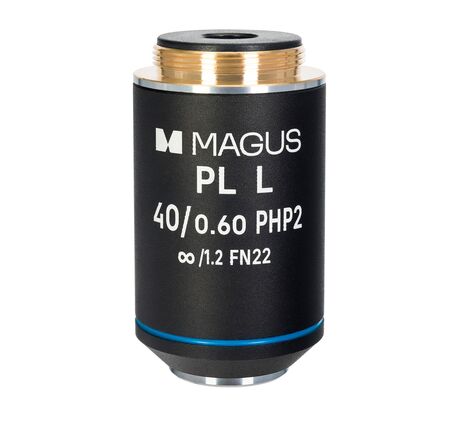 Objektív MAGUS 40HP, 40х/0,60 Plan L fáza PHP2 ∞/1,2 WD 3,5 mm