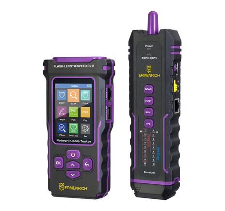 Ermenrich NetGeeks NP50 multifunkčný tester káblov