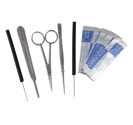 Omegon Mikroskopier-Besteck, 7-teilig