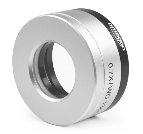 Omegon Objektiv Mikroskop-Vorsatzlinse 0.7x mit Adapter