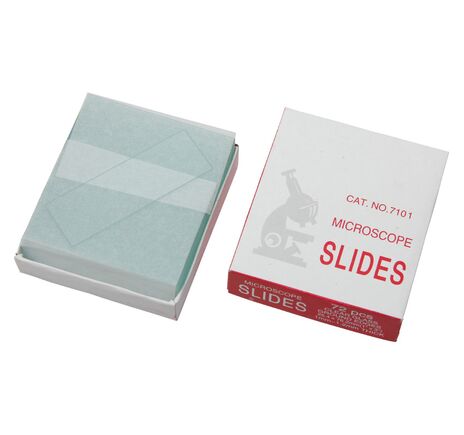 Omegon Objektträger 26x76 mm, Kanten geschliffen, 50 Stück