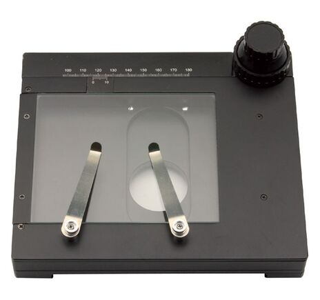 Pohyblivý pódium Optika, koaxiálny gombík (SZM-LED), ST-110.1