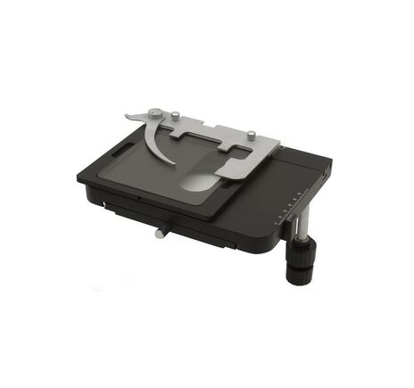 Hutnícky krížový stôl Optika M-1148, so sklenenou vložkou