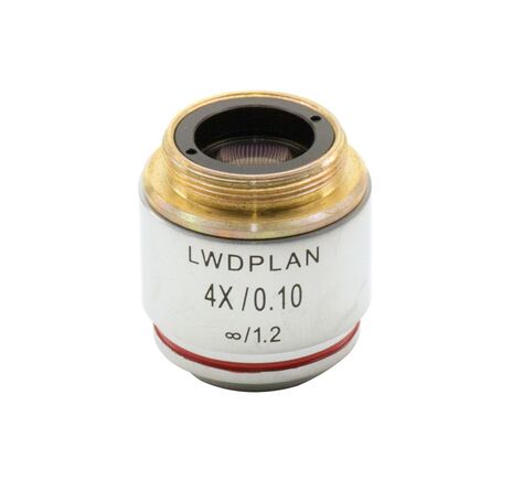 Optika Objektív M-782, 4x/0,10, LWD, IOS, plán