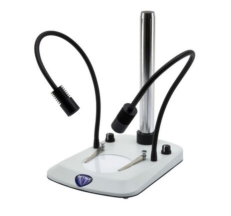 Optika Stĺpový statív SZ-ST7, dvojitý husí krk, dopadajúce a prechádzajúce svetlo