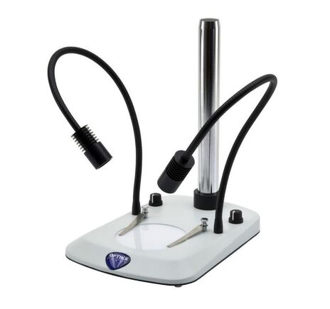 Optika Stĺpový statív SZ-ST8, dvojitý husí krk, dopadajúce a prechádzajúce svetlo