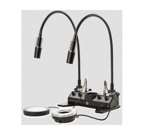 Osvetľovacia stanica Euromex LE.5212, 2 sw.h. 365nm, prstenec, priemer.