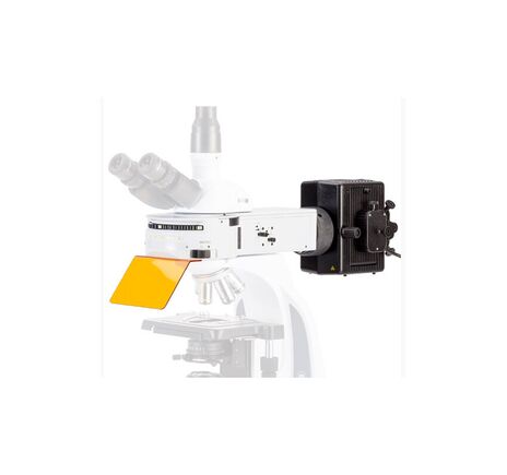 Fluorescenčný nadstavec Euromex IS.9200-6, so 6 polohami a sadou modrých/zelených filtrov