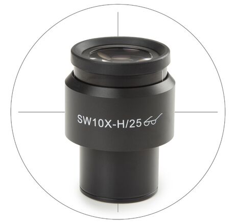 Euromex merací okulár DX.6010-C, SWF 10x / 25 mm, kríž, Ø 30 mm (Delphi-X)