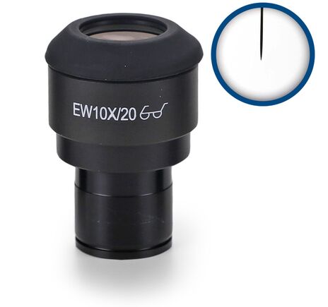 Euromex Messokular IS.6010-P, WF10x/20, ukazovateľ, mikrom., Ø 23,2 mm (iScope)