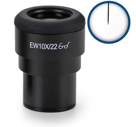 Euromex merací okulár IS.6210-P, WF 10x/22, ukazovateľ, Ø 30 mm (iScope)