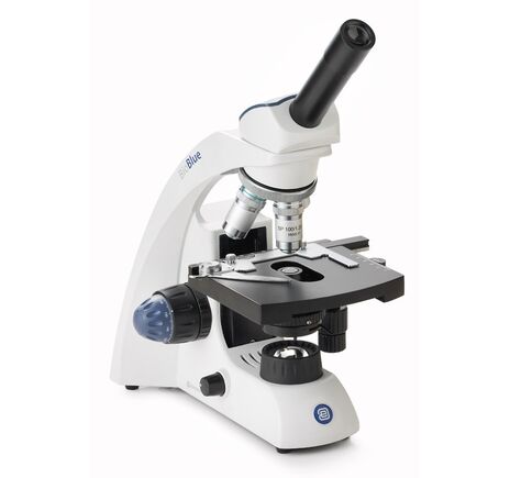 Euromex Mikroskop BioBlue BB.4240, monokulárny, DIN, semiplan, 40x–600x, 10x/18, LED 1W