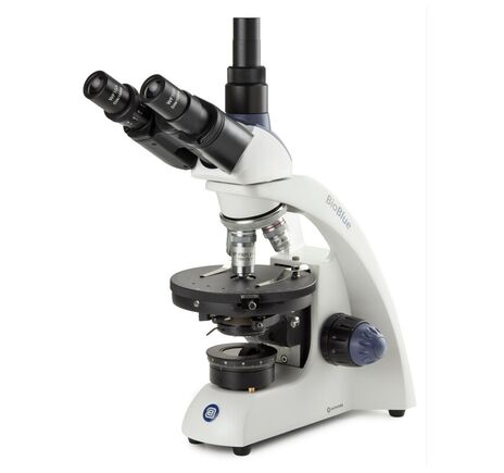 Euromex Mikroskop BioBlue BB.4253-P-HLED, trinokulárny, polarizačný, DIN, 40x–1000x, 10x/18, LED 1W