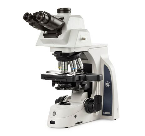 Euromex Mikroskop Delphi-X DX.1158-APLi, trinokulárny, plan apo, 40x–1000x, ergonomická hlava, AL, LED 3W