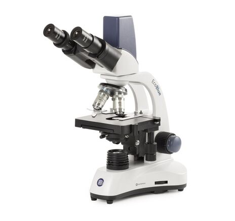 Euromex Mikroskop EC.1657, binokulárny, digitálny, 40x–600x, prechádzajúce svetlo, LED, 10x/18 mm, X-Y krížový stolík, 5 MP