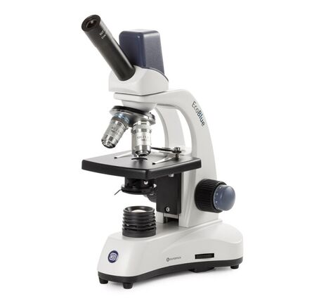 Euromex Mikroskop EcoBlue EC.1105, monokulárny, digitálny, 5 MP, achromatický, 40x/100x/400x/1000x, LED