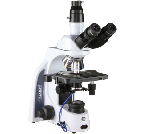 Euromex Mikroskop iScope IS.1153-PLi/DFI, DF, trinokulárny, infinity, plan, 4x–100x, 100x iris, IOS super contrast oil, pružinový, LED 3W