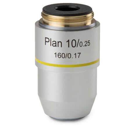 Šošovka Euromex 10x/0,25 plán, DIN, BB.8810 (BioBlue.lab)