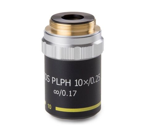 Euromex Objektiv 10x/0,25 plán, fáza, nekonečno, BB.7710 (BioBlue.lab)