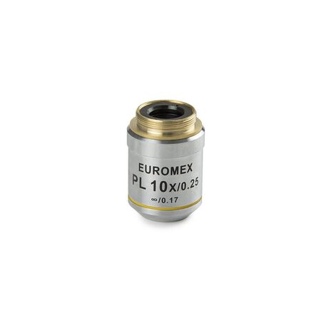 Objektív Euromex AE.3106, 10x/0,25, š. 10 mm, PL IOS infinity, plán (Oxion)