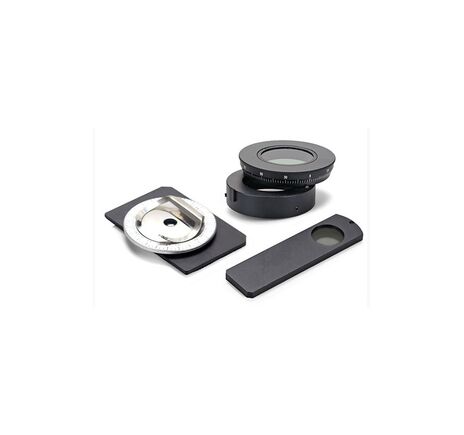 Polarizačná súprava Euromex AE.5158, s malým otočným stolíkom pre krížový stôl, (BioBlue, EcoBlue)