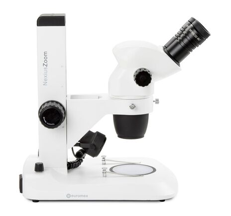 Euromex Zoom-stereomikroskop NZ.1902-S, 6.7–45x, ozubený stojan, prechádzajúce a dopadajúce svetlo, binokulárny