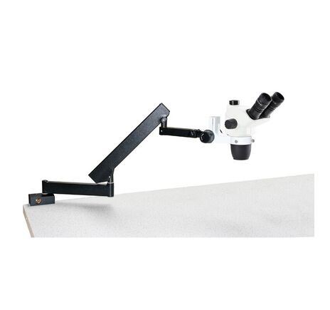 Euromex Zoom-stereomikroskop NZ.1903-A, 6.7–45x, kĺbový stojan, základová doska, bez osvetlenia, trinokulárny