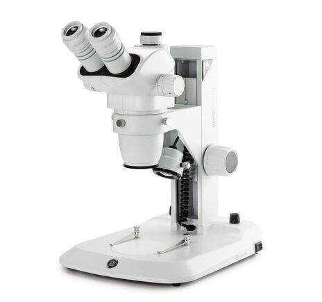 Euromex Zoom-stereomikroskop NexiusZoom NZ.1903-S-ESD, 6.7–45x, ozubený posuv, prechádzajúce a dopadajúce svetlo, LED 3W, ESD, trinokulárny