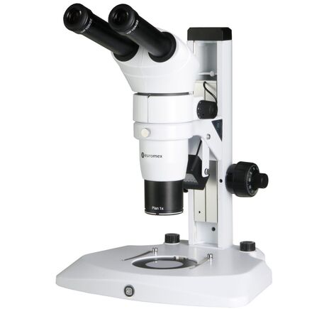 Euromex Zoom-stereomikroskop DZ.1605, binokulárna pevná hlava, 8–50x, LED