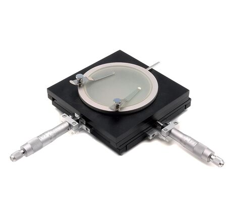 Krížový stôl Optika, mikrometrické skrutky (SZM-LED), ST-111.1